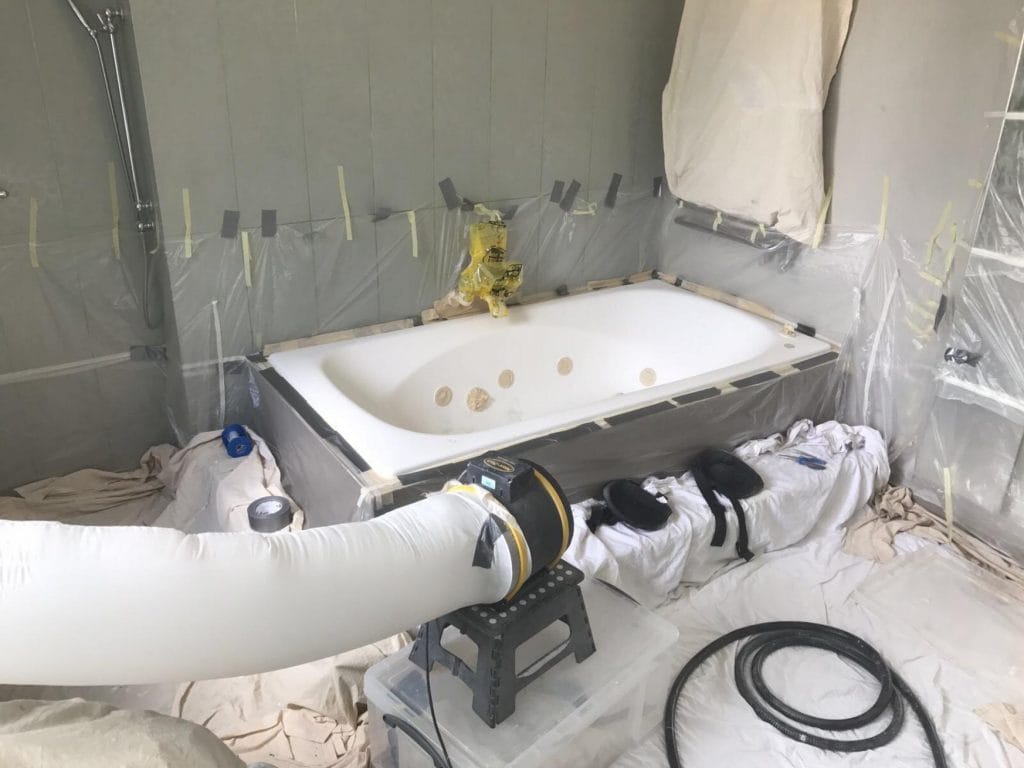 Premium bath resealing service